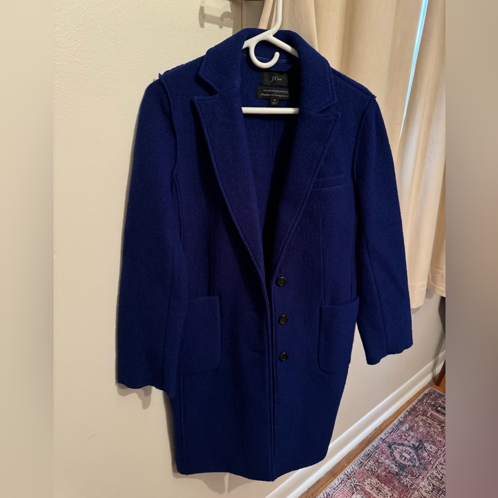 J Crew Wool Topcoat Size 0